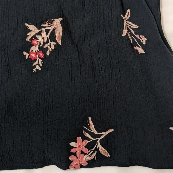 Billabong Summer Nights Top Floral Print, Color Black Size M - Picture 9 of 12